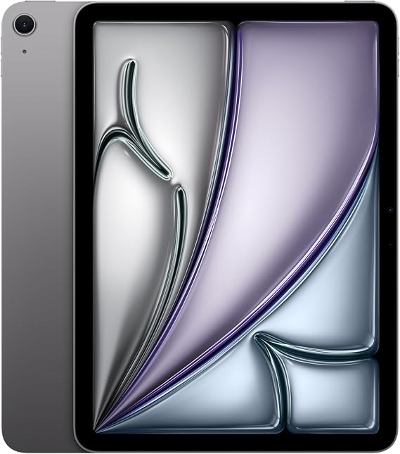 Apple iPad Air 11-inch (M4): Liquid Retina Display, 256GB, 12MP Front/Back Camera, Wi-Fi 7 with Apple N1, Touch ID, All-Day Battery Life Space Gray