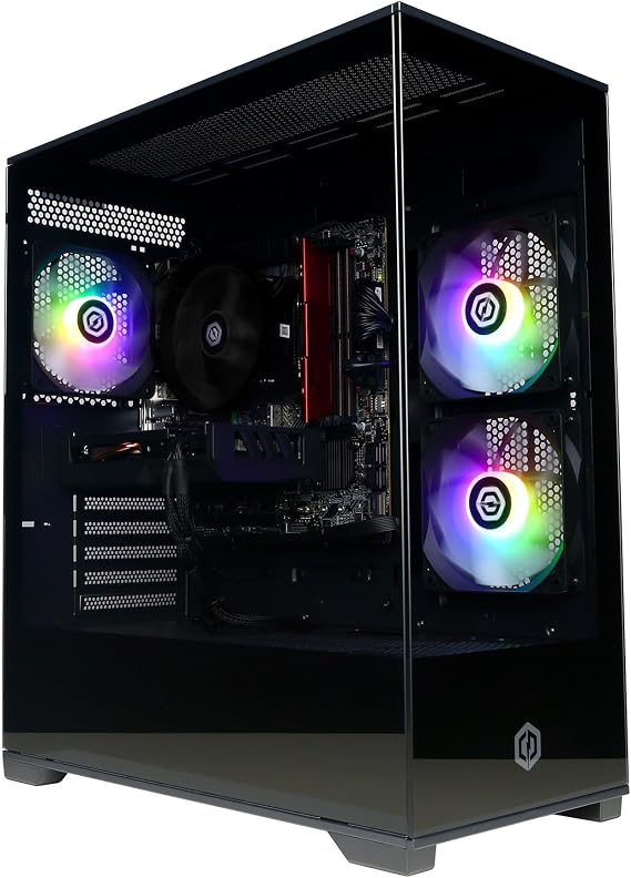 CyberPowerPC Wyvern Gaming PC - 650W PSU, Nvidia RTX 5060 Ti, 1TB NVMe SSD, Windows 11, Intel Core Ultra 5 225F