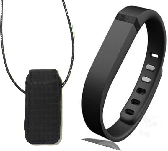 replacement band wristband for fitbit flex and Fashion fabric loop bra Pendant Necklace Holder pouch case