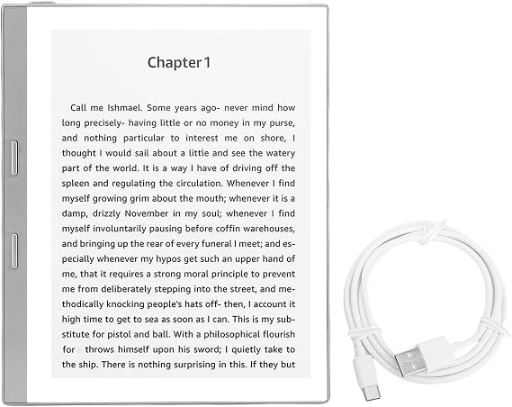 5.76 Inch Touchscreen EBook Reader, E-Ink EPaper Tablet, Paperwhite EBook Reader Digital Notebook for Note Taking, 1GB RAM 32GB ROM 198PPI WiFi Electronic Book Reader (Grey)