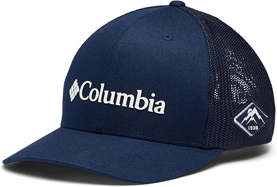 Columbia Unisex Mesh Ball Cap, Collegiate Navy, XX-Large