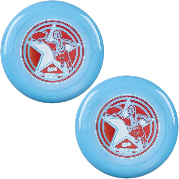 Frisbee All Sport Flying Disc 140g, 9.85in, Durable Sports Disc with Non-Slip Grip for Outdoor Games,Team Sports and Family Fun