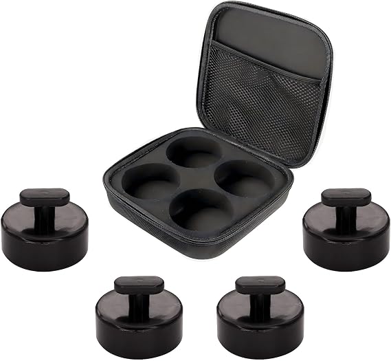 Rubber Jack Pads Compatible Corvette Lift Puck c5-c8 (4pcs Black)