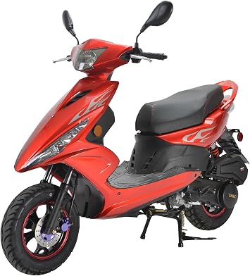 Wave 150cc Fully Automatic Gas 150cc Scooter Moped for Youth and Adult 150 cc Adult Bike Street Scooter with 10 inches Aluminum Wheels