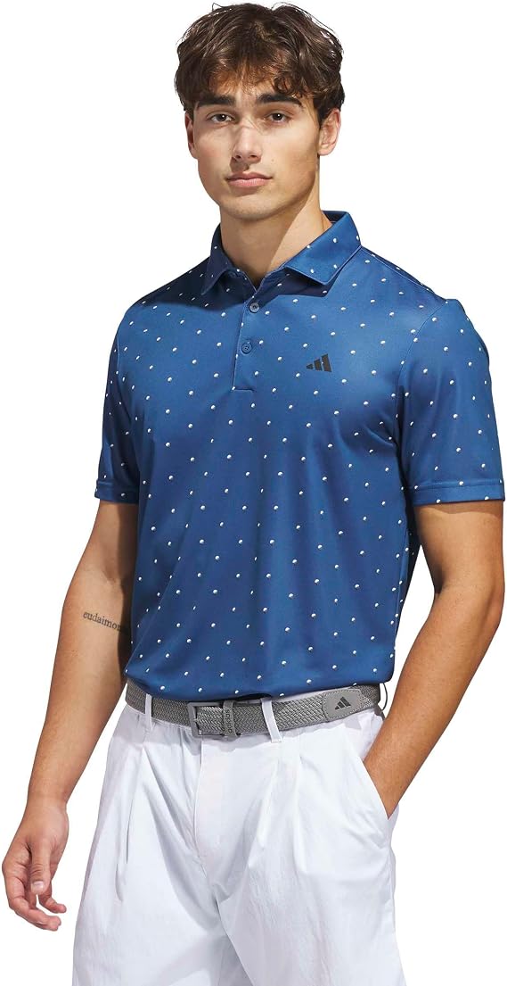 adidas Men's Performance Printed Polo Shirt