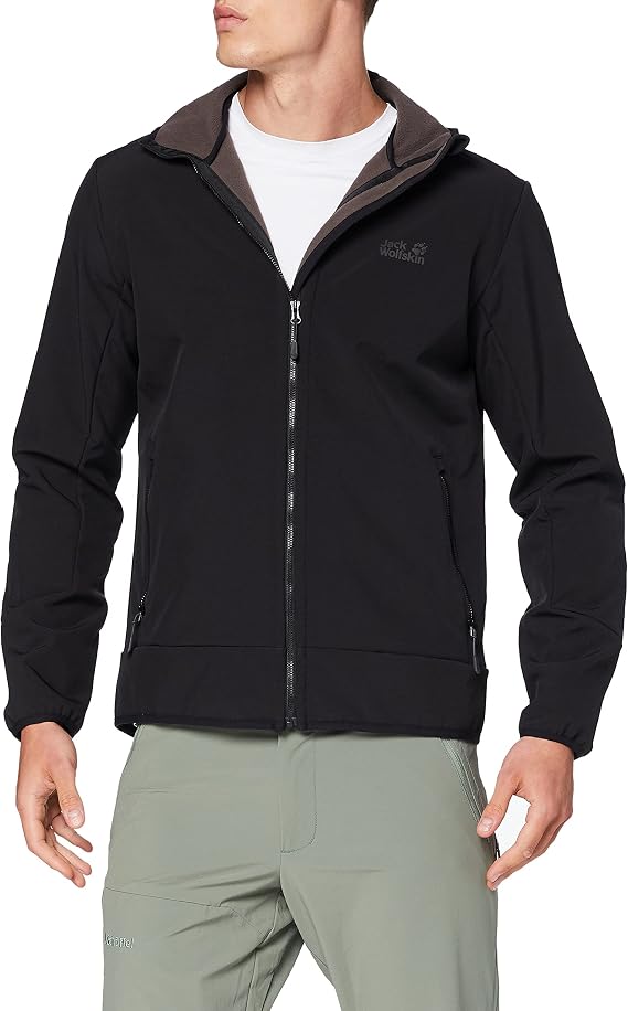 Jack Wolfskin Men's Glacier Valley II Jacket, Large, Black
