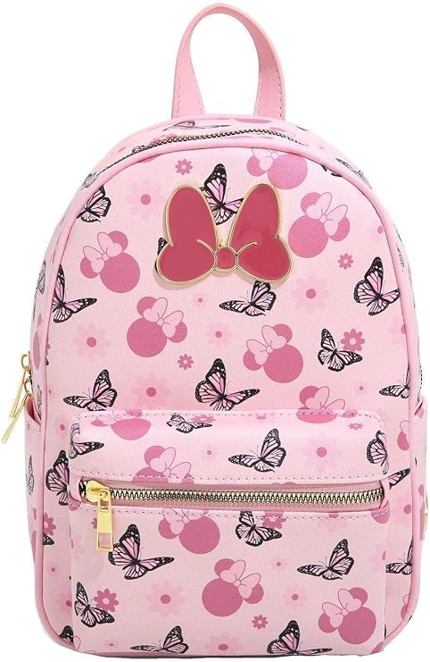 Her Universe Disney Minnie Mouse Butterfly Bow Mini Backpack Pink None