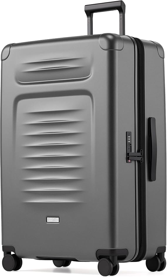 COOLIFE Large Suitcase, PC Hard Shell Luggage Suitcase, Expandable105L-115L