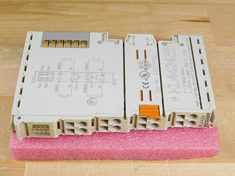 BECKHOFF KL4424 0 to +55 Degrees C, 12-BIT Resolution, 420MA, 4-Channel, Analog Output, Bus Terminal, IP20, Single-Ended