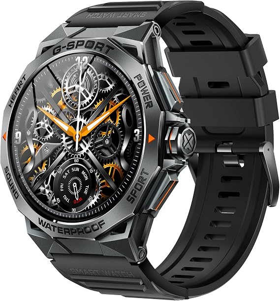 Military Smart Watch for Men Answer/Make Call 1.43" AMOLED Always On Screen