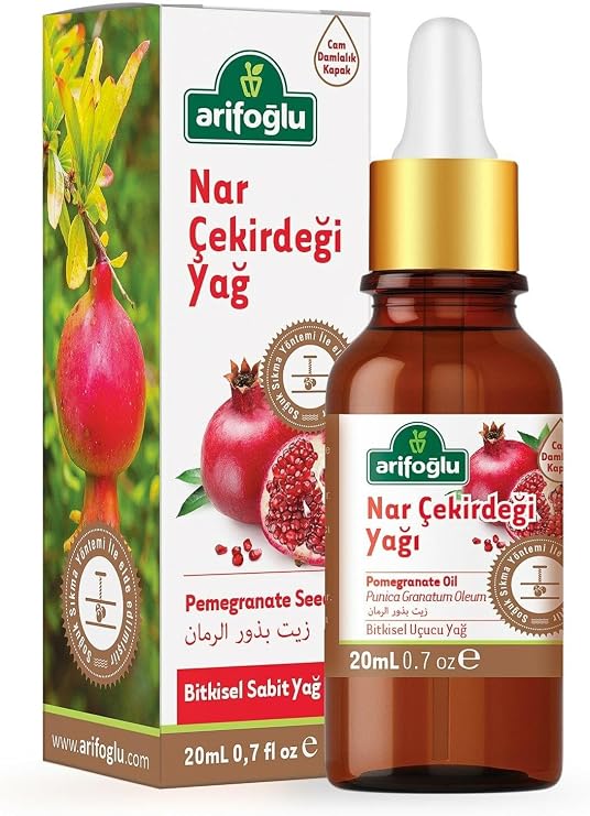 Arifoğlu Pomegranate Seed Oil 20ml - Cold Pressed, Natural Antioxidant, Skin Renewing | Arifoğlu Pomegranate Seed Oil 20ml - Cold Pressed, Natural Antioxidant, Skin Revitalizer