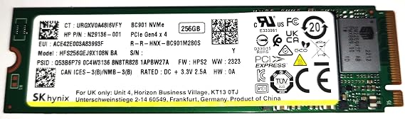 SK hynix OEM Gamer 256GB M.2 2280 Gaming Gen4 PCIe NVMe Internal Solid State Drive SSD