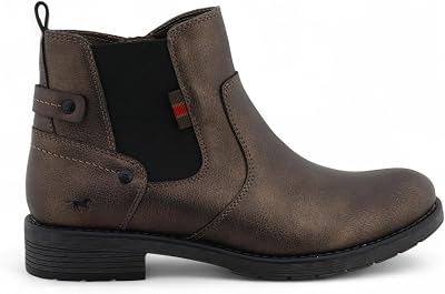 Infinity Leather Mustang Womens Classic Chelsea Ankle Boots