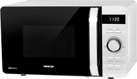 Microwave with 8 simple programs, volume 17 l, 800 W, white