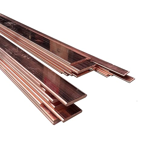 C110 Pure Copper Bus Bar - 3mm x 40mm x 1240mm - 1/2 Pcs,for Electrical,Architectural Applications(1Pcs W: 15mm)