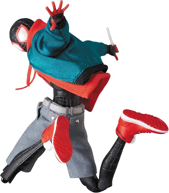 MEDICOM TOY MAFEX No.236 Spider-Man Miles Morales Renewal Ver. Height Approx. 5.1 inches 130 mm, Painted Action Figure
