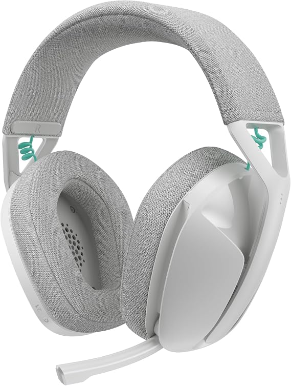 Logitech G G321 Lightspeed Wireless Bluetooth Gaming Headset Dynamic Comfort and Fit 16KHz Swing Microphone Over 20 Hours Battery Life PC PS4 PS5