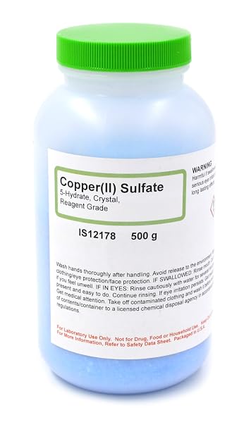 ALDON Innovating Science Reagent Grade Copper (II) Sulfate 5-Hydrate Crystals, 500g - The Curated Chemical Collection