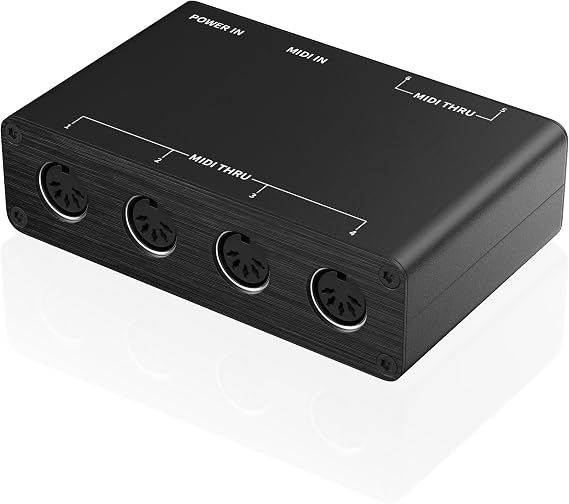 DigitalLife PulseThruX MIDI Thru Box 1-In/6-Out 5-Pin DIN (Metal, T6)