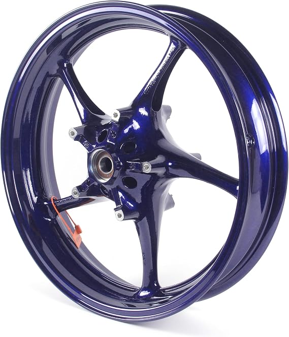 Arashi Front Wheel Rim for Yamaha YZF R1 2006-2014, R6 2003-2016, FZ1 2006-2009, FZ6N FZ6S Fazer 600 2004-2009 Non-ABS, Motorcycle Replacement Accessories Parts Blue