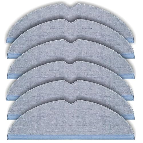 UNAF93 Roborock S7, S7, S7 MaxV, S7 MaxV Plus, S7 MaxV Ultra, Replacement Mop Cloth for S7 Pro Ultra Robot Vacuum Cleaner, Grey, Washable, 6-Pack, 3000 RpmMinute