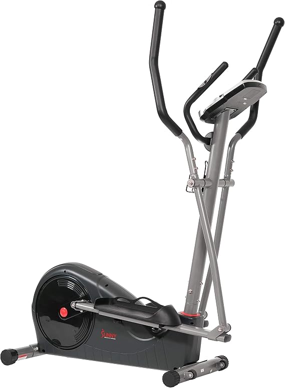 Sunny Health & Fitness Elliptical Silent Exercise Machine with Long Stride
