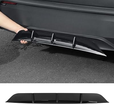 Rear Diffuser for Tesla 2025 2026 Modle Y Rear Bumper Molding Lower Lip Splitter Spoiler Model Y Juniper Accessories,Not for Model Y Standard & PerformanceGlossy Black