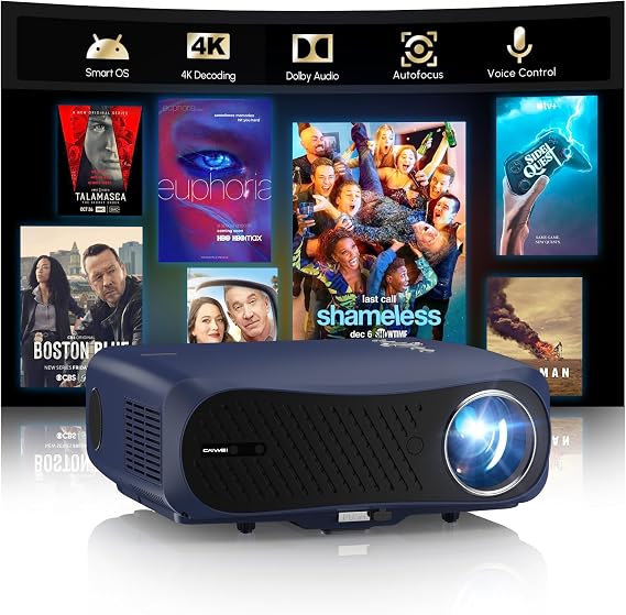 4K HDR Gaming Projector, Low Latency, 2200 ANSI Brightness, Console Ready