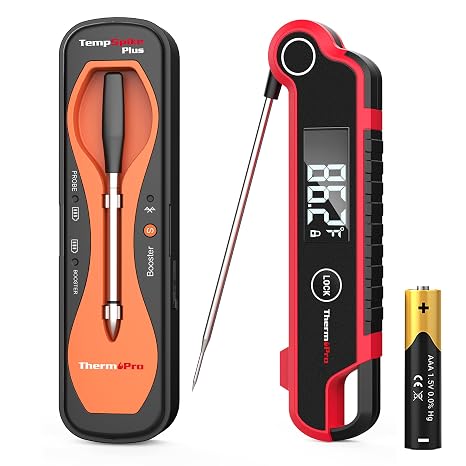 ThermoPro 2-in-1 Digital Meat Thermometer Set