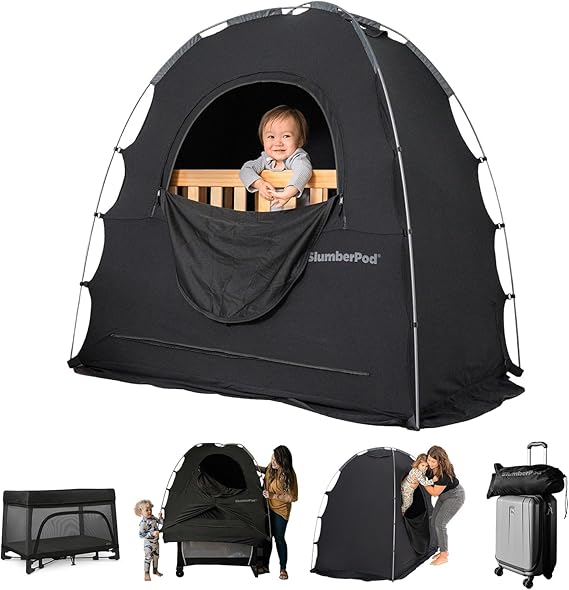 SlumberPod The Original Blackout Sleep Tent for Pack N Play & Mini Crib
