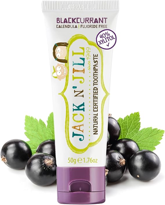 Jack N Jill Natural Toothpaste, Blackcurrant, 1.76 oz (Pack of 1)
