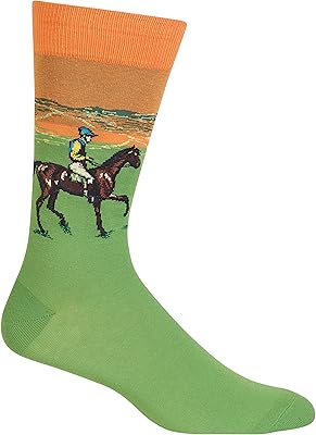 Hot Sox Mens Fun Famous Artist Paintings Crew Socks - 1 Pair Pack - Cool & Artistic Novelty Art Gifts