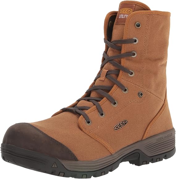 KEEN Utility Men's Roswell Mid Height Composite Toe CanvasWork Boots