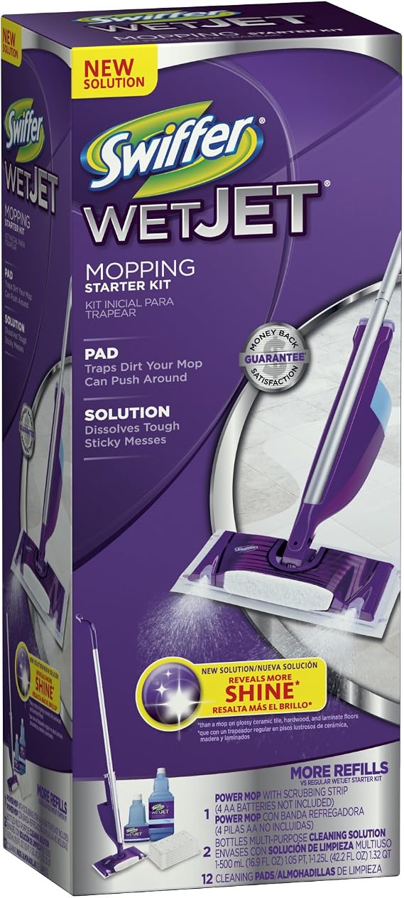 WetJet Spray Mop Floor Cleaner Club Starter Kit