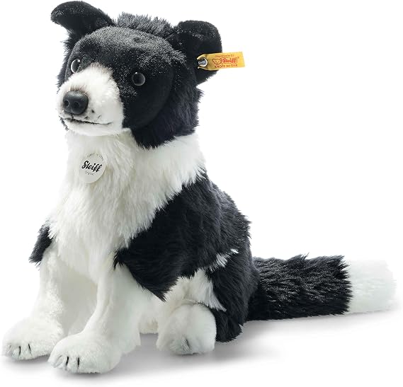 Steiff 122163 Jaycee Border Collie, black/white, Meteorite