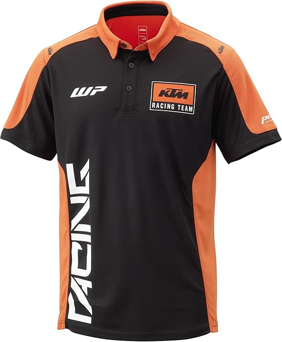 KTM Racing Team Polo Shirt Large Orange/Black
