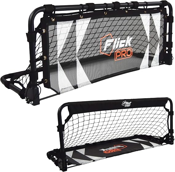 Flick PRO Flexfold Soccer Rebounder - Soccer Training Equipment for Passing and Control - Lightweight, Portable and Easy Storage