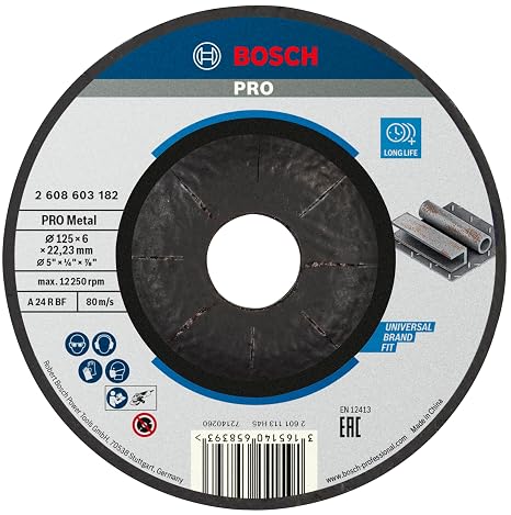 Bosch Professional Kesme Diski, Gri, 125 mm, 1 Adet