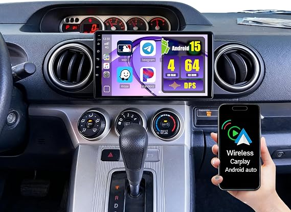 4+64G 9'' Android 15 Car Stereo for Toyota Scion xB 2007-2019