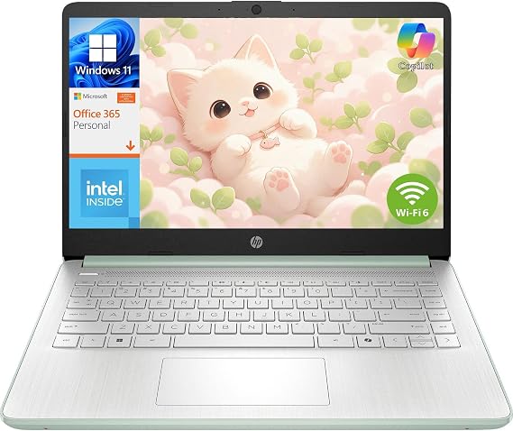 HP 2026 Essential Laptop, Intel CPU, 128GB Storage, Office 365, Copilot AI