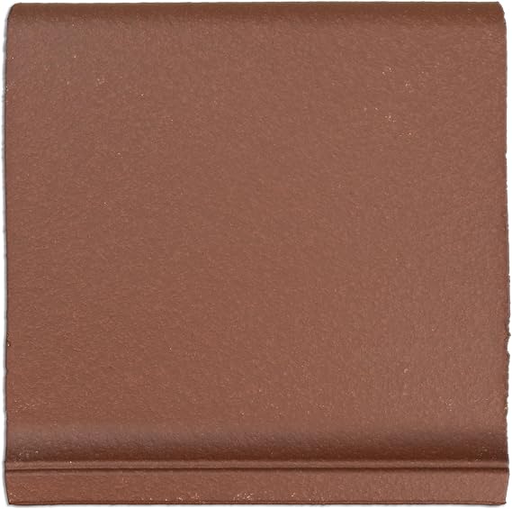 Quarry Cove Base Red II 5-7/8" x 5-7/8" Ceramic Quarry Floor and Wall Trim