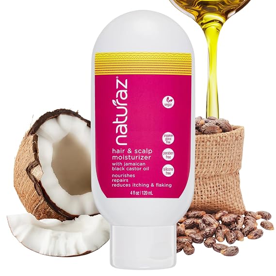 Hair & Scalp Moisturizer | Conditioning Leave In for Dry, Damaged, Curly Hair | Nourishing Moisturizer to Support Growth, Reduce Itching & Flaking | 4 Fl Oz