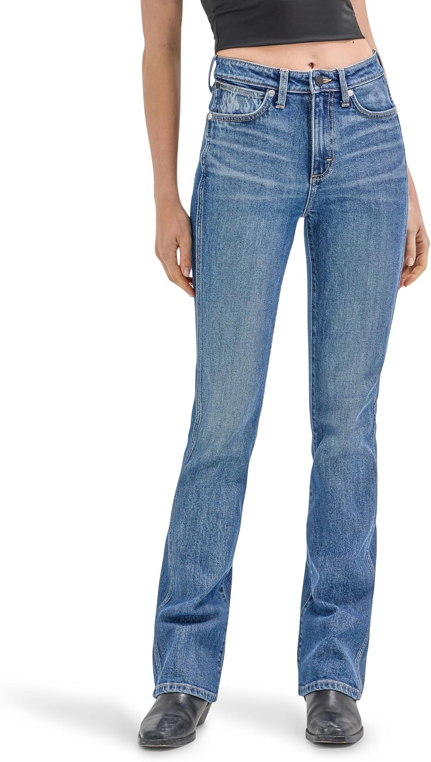Wrangler Womens High-Rise Bootcut Jean