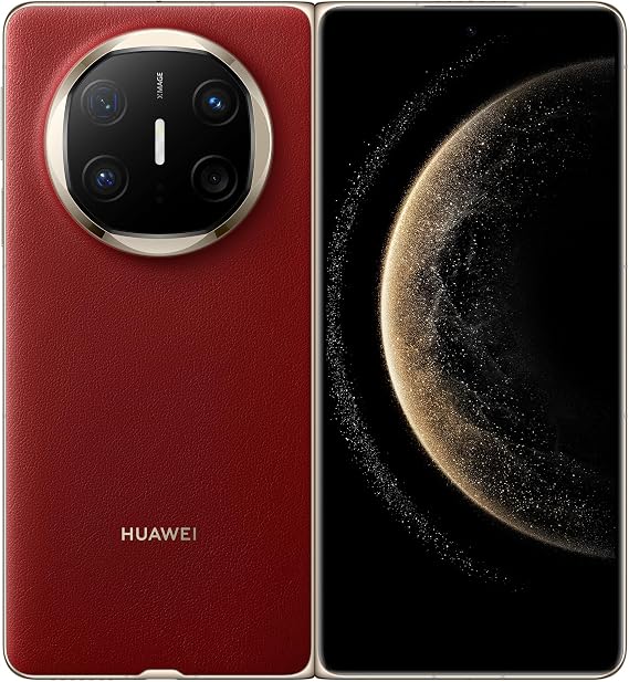 HUAWEI Mate X6, 12+512G, Akıllı Telefon Katlanabilir Form, Ultra İnce ve Dayanıklı, Ultra Chroma Kamera, Kunlun Glass 2. Nesil, HUAWEI X-True™ Ekran ve Canlı Çoklu Görev, Nebula Kırmızı