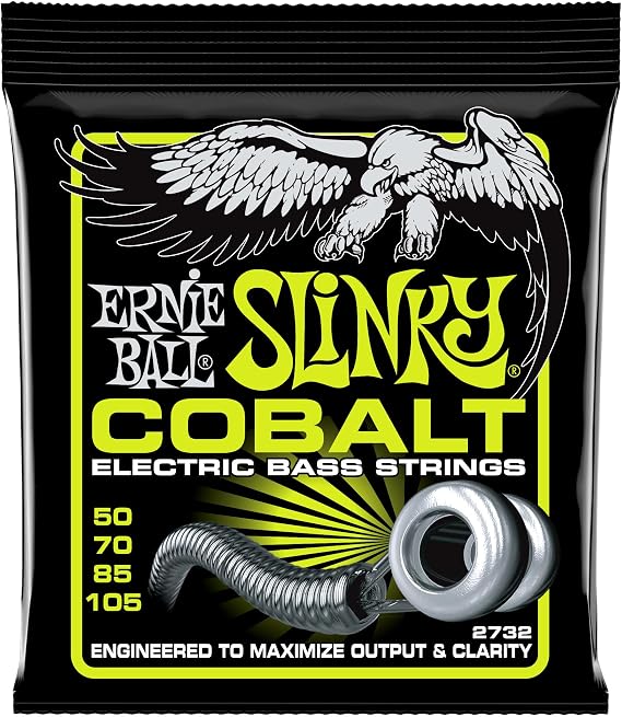 Ernie Ball Normal Slinky Kobalt Elektro Gitar Telleri, Ölçü 50-105