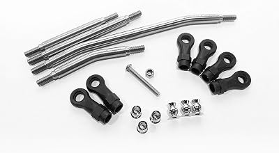 Club 5Husky Link HD M4 Steering Links Kit for RedCat GEN8 6mm Stainless Steel