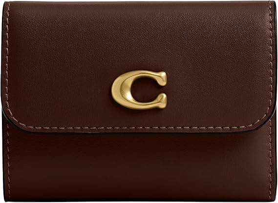 Coach Women's Essential Card Holder Wallet Maple One Size