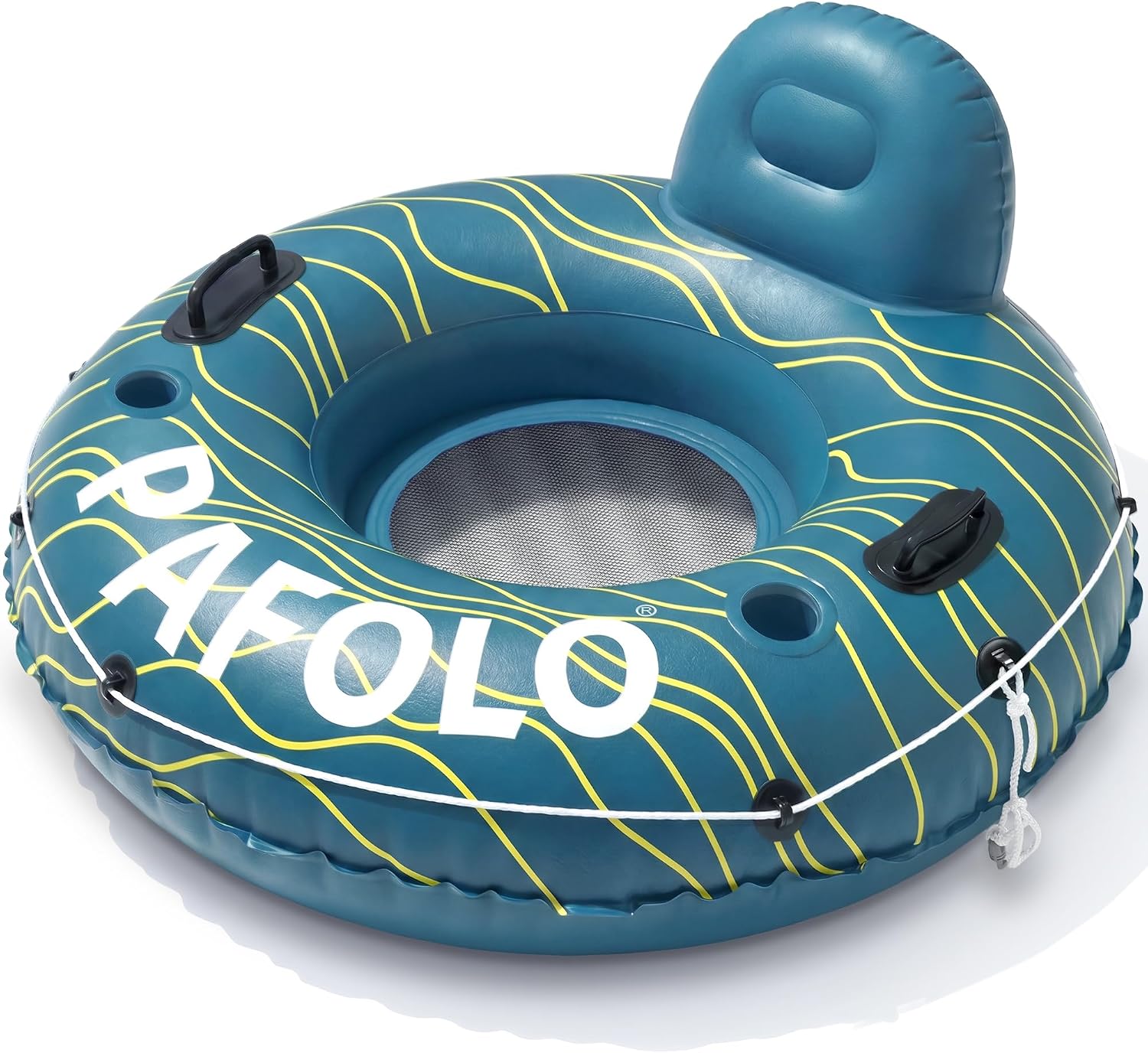 'River Tubes for Floating Heavy Duty, Pool Float Adult, 45'' Inflatable Float Tube for Beach Lake Rafting, River Floats with Mesh Bottom'