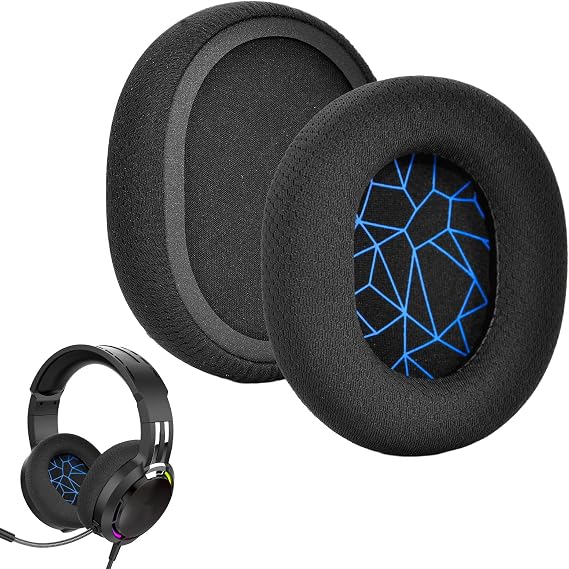 2PCS Earpads Replacement for SteelSeries Gaming Headset,Foam Ear Pads Cushions for SteelSeries Arctis 1/3 / 5/7 / 7+ / 7P / 7P+ / 7X / 7X+ / 9 / 9X / Pro/Prime,for Arctis Ear Cushions Black