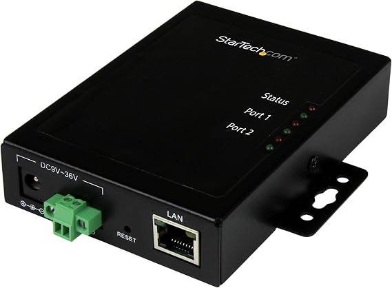 StarTech 2-Port Serial-to-IP Ethernet Device Server (NETRS2322P)
